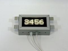 Afisaj cu LED-uri 4 caractere, 224mm x 132mm, DP6, comanda ModBus
