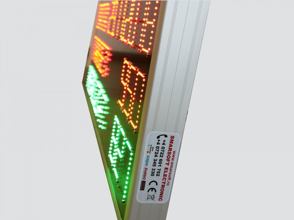 Afisaj cu LED-uri 1200mm x 510mm, monitorizare eficienta