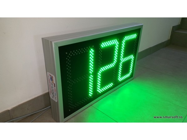 NUMARATOR cu LED-uri 3 caractere, dimensiuni 700 x 420, digit 160x304