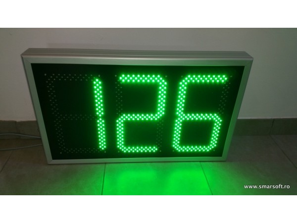 NUMARATOR cu LED-uri 3 caractere, dimensiuni 700 x 420, digit 160x304
