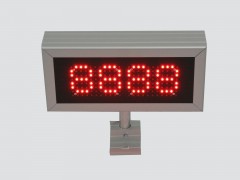 Numarator cu LED-uri 340mm x 160mm, 4 caractere, DP10mm