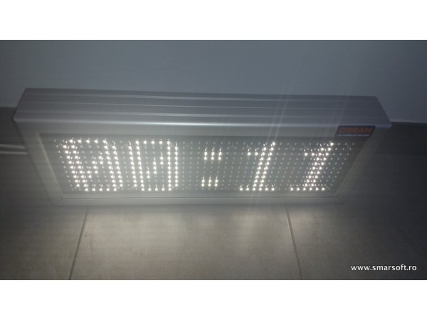 Cronometru cu LED-uri 558mm x 210mm, DP12mm,LED-uri OSRAM