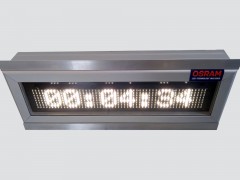 Cronometru cu LED-uri, 414mm x 132mm, DP6mm, format HH:MM:SS, LED-uri OSRAM