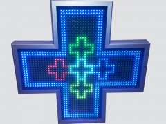 Cruce farmacie 655 x 655, LED-uri RGB AVAGO
