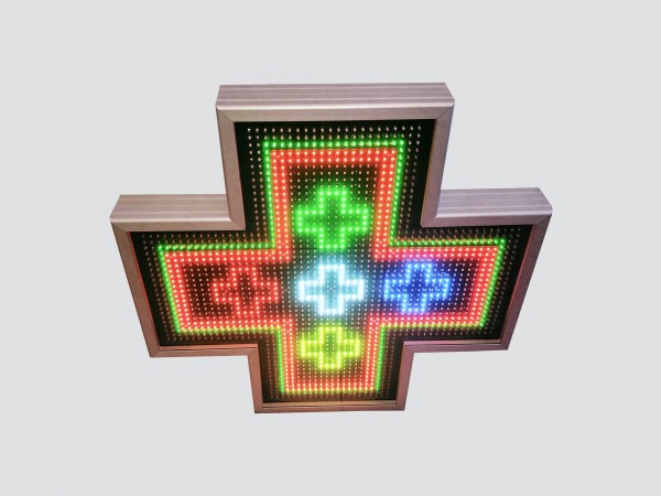 Cruce farmacie 725 x 725, LED-uri RGB AVAGO