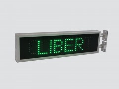 Reclama cu LED-uri pentru parcare, LIBER/OCUPAT