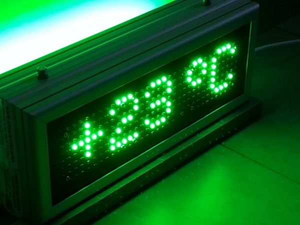 Termometru cu LED-uri, 410 x 160