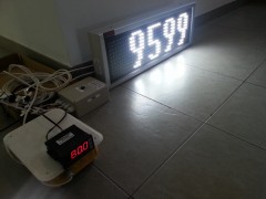 Numarator cu LEDuri 724mm x 260mm, DP16mm, model proiectat pentru TIPOGRAFIE