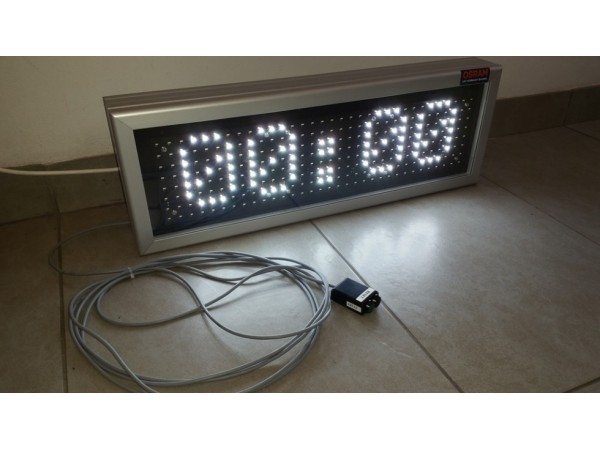 Cronometru manual cu LED-uri 612mm x 212mm, DP16mm