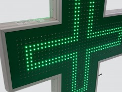 Cruce farmacie 800 x 800 SEMNALIZARE, model FULL LED