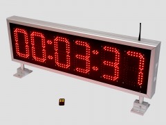 Cronometru cu LED-uri 965mm x 297mm, format HH:MM:SS digit 98 x 182