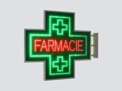 Cruce farmacie 900 x 900 SEMNALIZARE, model FARMACIE