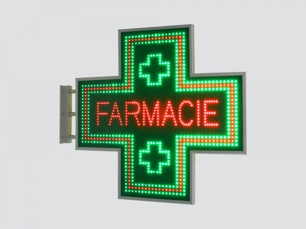 Cruce farmacie 1010 x 1010 SEMNALIZARE, model FARMACIE