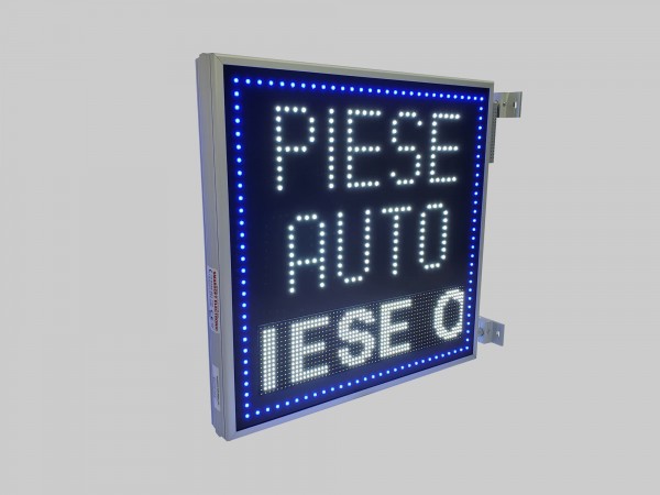 reclama led 800mm x 800mm piese auto