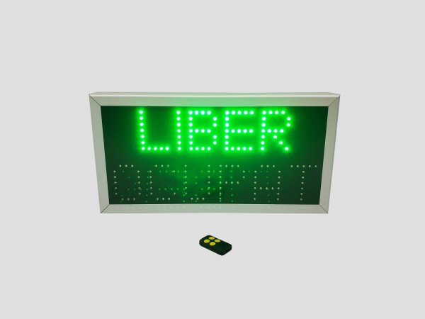 Reclama de semnalizare cu LED-uri 510mm x 264mm, LIBER / OCUPAT