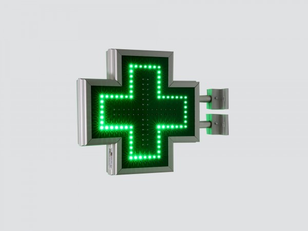 Cruce farmacie cu LED-uri 400 x 400 SEMNALIZARE