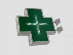 Cruce farmacie 500 x 500 SEMNALIZARE, model CLASIC