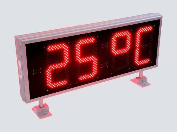 Ceas electronic model 2, Ora-Data-Temperatura, 900mm x 350mm