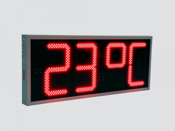 Ceas electronic model 3, Ora-Data-Temperatura, 1008mm x 412mm